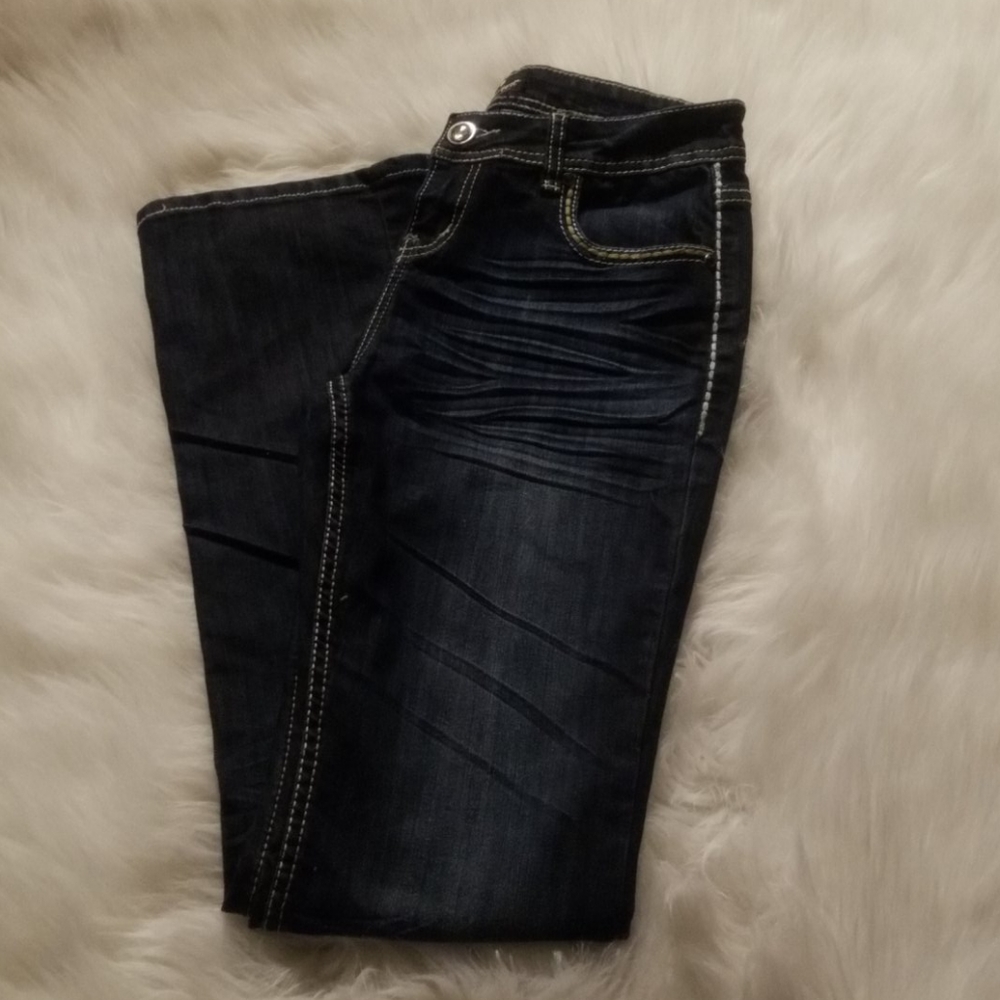 Z CURVE BOOT CUT BLUE JEANS SIZE 5/6